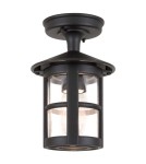 Outdoor pendant lamps - Elstead Lighting Hereford pendant lantern - 1 light source IP43 BL21A-BLACK - product 1