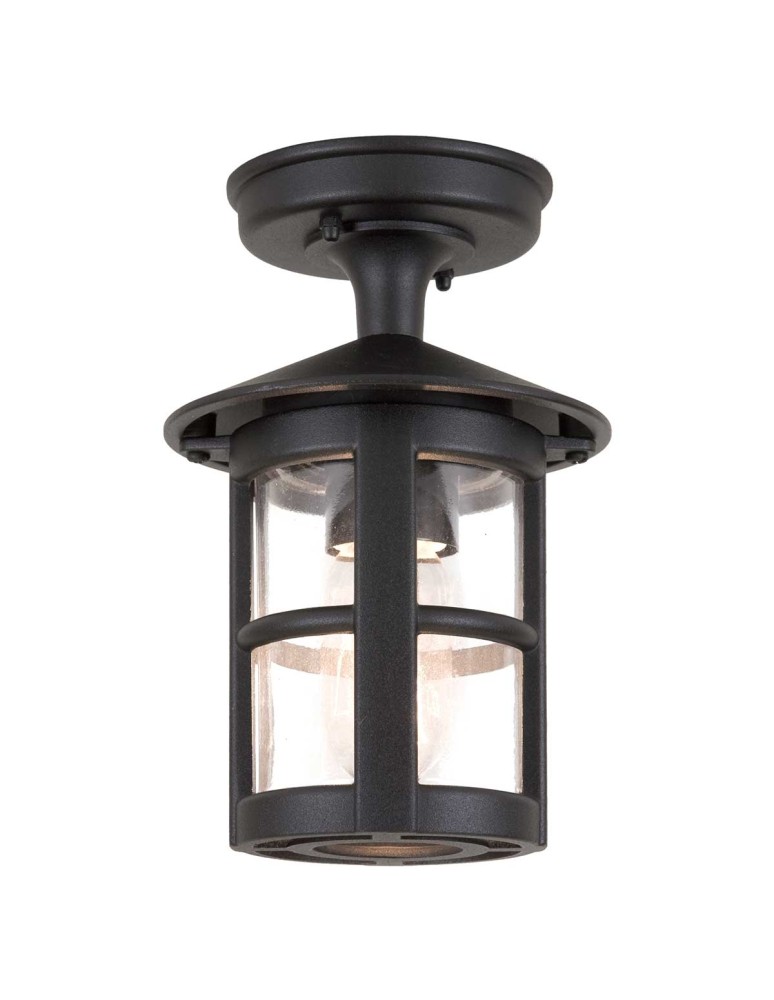 Outdoor pendant lamps - Elstead Lighting Hereford pendant lantern - 1 light source IP43 BL21A-BLACK - product kolory-swiatla.pl 1