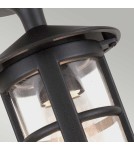 Outdoor pendant lamps - Elstead Lighting Hereford pendant lantern - 1 light source IP43 BL21A-BLACK - product 3