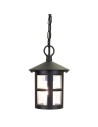 Elstead Lighting Hereford pendant lantern - 1 light source IP43 BL21B-BLACK