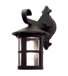 Outdoor wall lamps - Elstead Lighting Hereford wall lantern - 1 light source IP43 BL21-BLACK-E27 - product 1