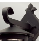 Outdoor wall lamps - Elstead Lighting Hereford wall lantern - 1 light source IP43 BL21-BLACK-E27 - product 3