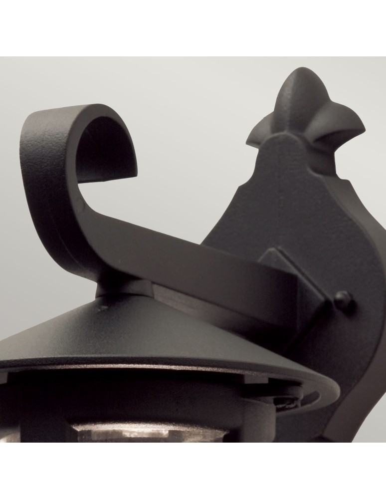 Elstead Lighting Latarnia naścienna Hereford - 1 źródło światła IP43 BL21-BLACK-E27