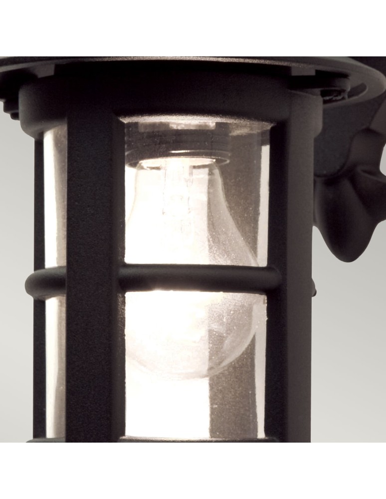 Outdoor wall lamps - Elstead Lighting Hereford wall lantern - 1 light source IP43 BL21-BLACK-E27 - product kolory-swiatla.pl 4