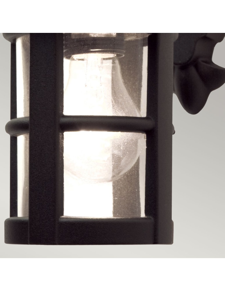 Elstead Lighting Latarnia naścienna Hereford - 1 źródło światła IP43 BL21-BLACK-E27