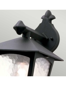 Elstead Lighting York wall lantern - 1 light source IP23 BL2-BLACK - product 2