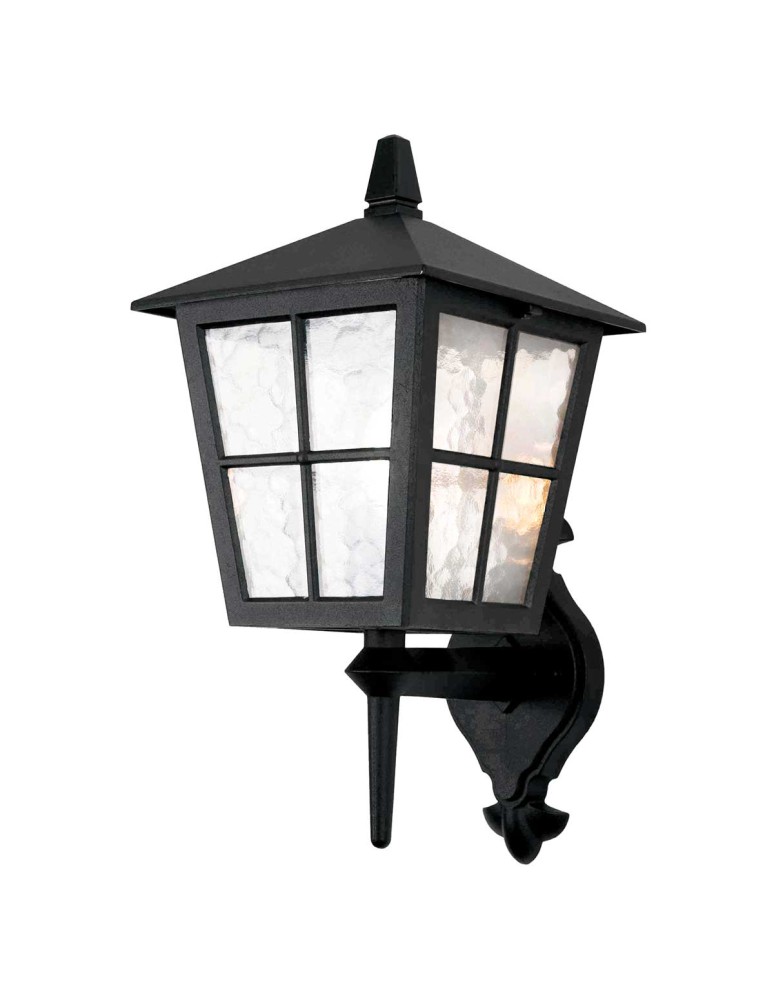 Outdoor wall lamps - Elstead Lighting Canterbury wall lantern - 1 light source IP43 BL46M-BLACK - product kolory-swiatla.pl 1