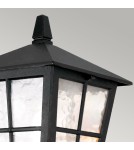 Outdoor wall lamps - Elstead Lighting Canterbury wall lantern - 1 light source IP43 BL46M-BLACK - product 4
