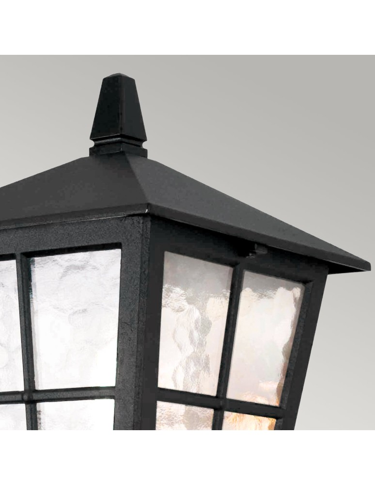 Outdoor wall lamps - Elstead Lighting Canterbury wall lantern - 1 light source IP43 BL46M-BLACK - product kolory-swiatla.pl 4
