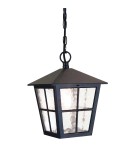 Outdoor pendant lamps - Elstead Lighting Canterbury pendant lantern - 1 light source IP43 BL48M-BLACK - product 1