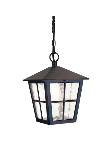 Elstead Lighting Canterbury pendant lantern - 1 light source IP43 BL48M-BLACK