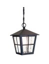 Elstead Lighting Canterbury pendant lantern - 1 light source IP43 BL48M-BLACK
