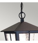 Outdoor pendant lamps - Elstead Lighting Canterbury pendant lantern - 1 light source IP43 BL48M-BLACK - product 2
