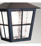 Outdoor pendant lamps - Elstead Lighting Canterbury pendant lantern - 1 light source IP43 BL48M-BLACK - product 3