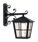 Outdoor wall lamps - Elstead Lighting Canterbury wall lantern - 1 light source IP43 BL52M-BLACK - product 1