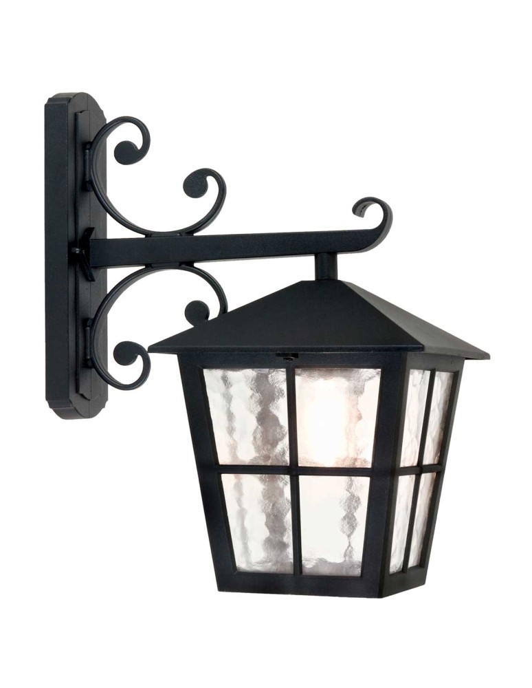 Outdoor wall lamps - Elstead Lighting Canterbury wall lantern - 1 light source IP43 BL52M-BLACK - product kolory-swiatla.pl 1