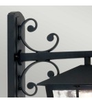 Elstead Lighting Latarnia naścienna Canterbury - 1 źródło światła IP43 BL52M-BLACK