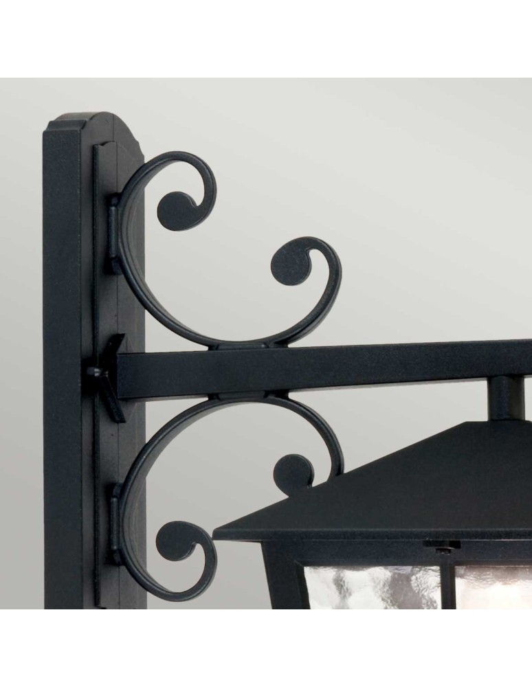 Outdoor wall lamps - Elstead Lighting Canterbury wall lantern - 1 light source IP43 BL52M-BLACK - product kolory-swiatla.pl 2