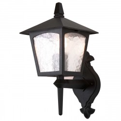 Elstead Lighting Latarnia naścienna York - 1 źródło światła IP23 BL5-BLACK