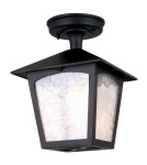 Outdoor pendant lamps - Elstead Lighting York pendant lantern - 1 light source IP23 BL6A-BLACK - product 1