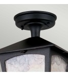 Outdoor pendant lamps - Elstead Lighting York pendant lantern - 1 light source IP23 BL6A-BLACK - product 2