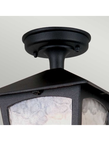 Elstead Lighting York pendant lantern - 1 light source IP23 BL6A-BLACK - product 2