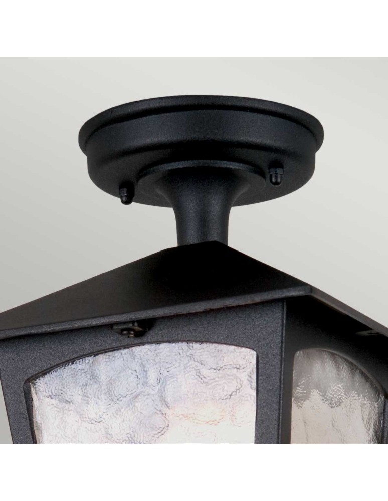 Outdoor pendant lamps - Elstead Lighting York pendant lantern - 1 light source IP23 BL6A-BLACK - product kolory-swiatla.pl 2