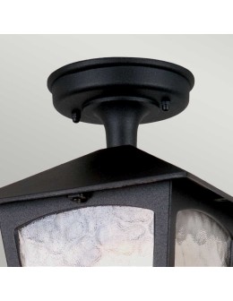 Elstead Lighting York pendant lantern - 1 light source IP23 BL6A-BLACK - product 2