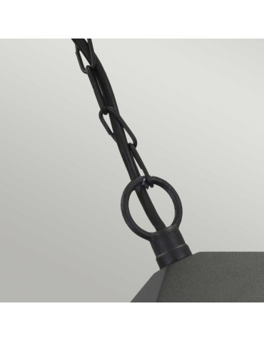 Elstead Lighting Latarnia wisząca York - 1 źródło światła IP23 BL6B-BLACK - produkt 2