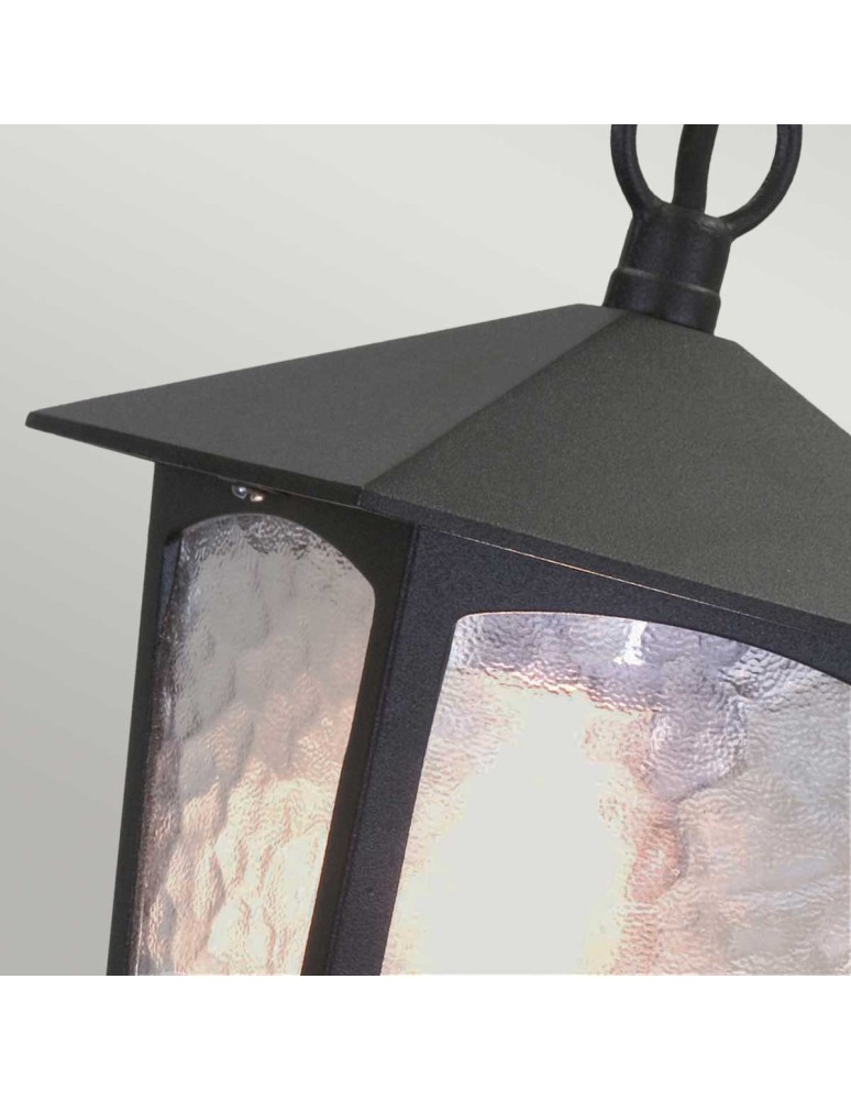 Outdoor pendant lamps - Elstead Lighting York pendant lantern - 1 light source IP23 BL6B-BLACK - product kolory-swiatla.pl 3