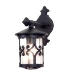 Outdoor wall lamps - Elstead Lighting Hereford wall lantern - 1 light source IP23 BL8-BLACK - product 1