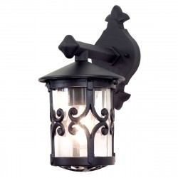 Elstead Lighting Latarnia naścienna Hereford - 1 źródło światła IP23 BL8-BLACK