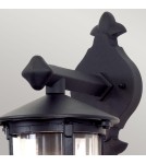 Outdoor wall lamps - Elstead Lighting Hereford wall lantern - 1 light source IP23 BL8-BLACK - product 2