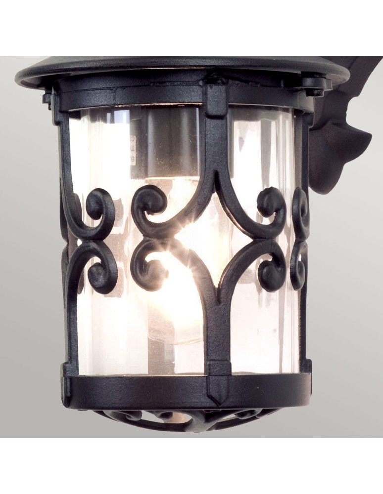 Outdoor wall lamps - Elstead Lighting Hereford wall lantern - 1 light source IP23 BL8-BLACK - product kolory-swiatla.pl 3
