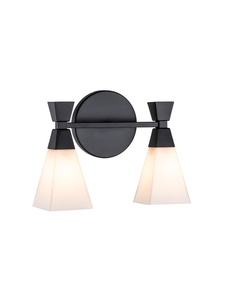 Bathroom wall lamps - Elstead Lighting Bowtie wall lamp - 2 light sources IP44 BOWTIE-2-MB - product kolory-swiatla.pl 1