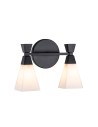 Elstead Lighting Bowtie wall lamp - 2 light sources IP44 BOWTIE-2-MB