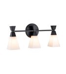 Bathroom wall lamps - Elstead Lighting Bowtie wall lamp - 3 light sources IP44 BOWTIE-3-MB - product 1