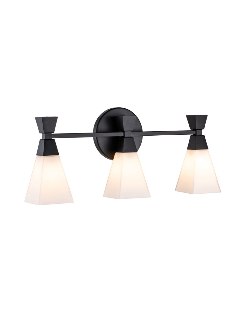 Bathroom wall lamps - Elstead Lighting Bowtie wall lamp - 3 light sources IP44 BOWTIE-3-MB - product kolory-swiatla.pl 1