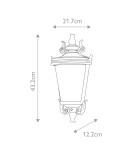 Outdoor wall lamps - Elstead Lighting Baltimore medium wall lantern - 1 light source IP44 BT7-M - product 6
