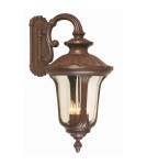 Elstead Lighting Duża latarnia naścienna Chicago - 4 źródła światła - Rdzawa brązowa patyna IP44 CC2-L