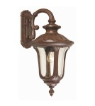 Outdoor wall lamps - Elstead Lighting Chicago medium wall lantern - 1 light source - Rust brown patina IP44 CC2-M - product 1