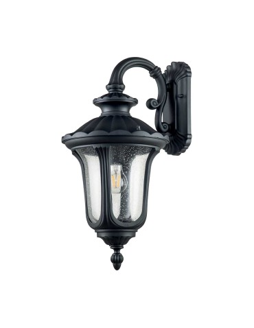 Elstead Lighting Chicago medium wall lantern - 1 light source - Textured black IP44 CC2-M-BK - product 2