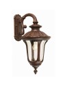 Elstead Lighting Small Chicago wall lantern - 1 light source - Rust brown patina IP44 CC2-S