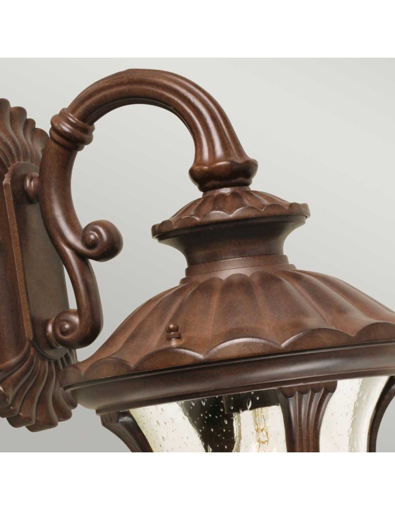Outdoor wall lamps - Elstead Lighting Small Chicago wall lantern - 1 light source - Rust brown patina IP44 CC2-S - product kolory-swiatla.pl 2