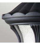 Elstead Lighting Mała latarnia naścienna Chicago - 1 źródło światła - Teksturowana czerń IP44 CC2-S-BK