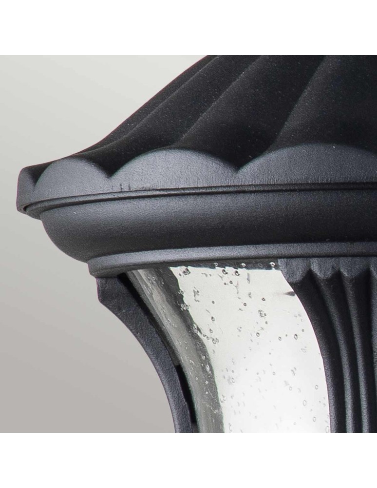 Elstead Lighting Mała latarnia naścienna Chicago - 1 źródło światła - Teksturowana czerń IP44 CC2-S-BK