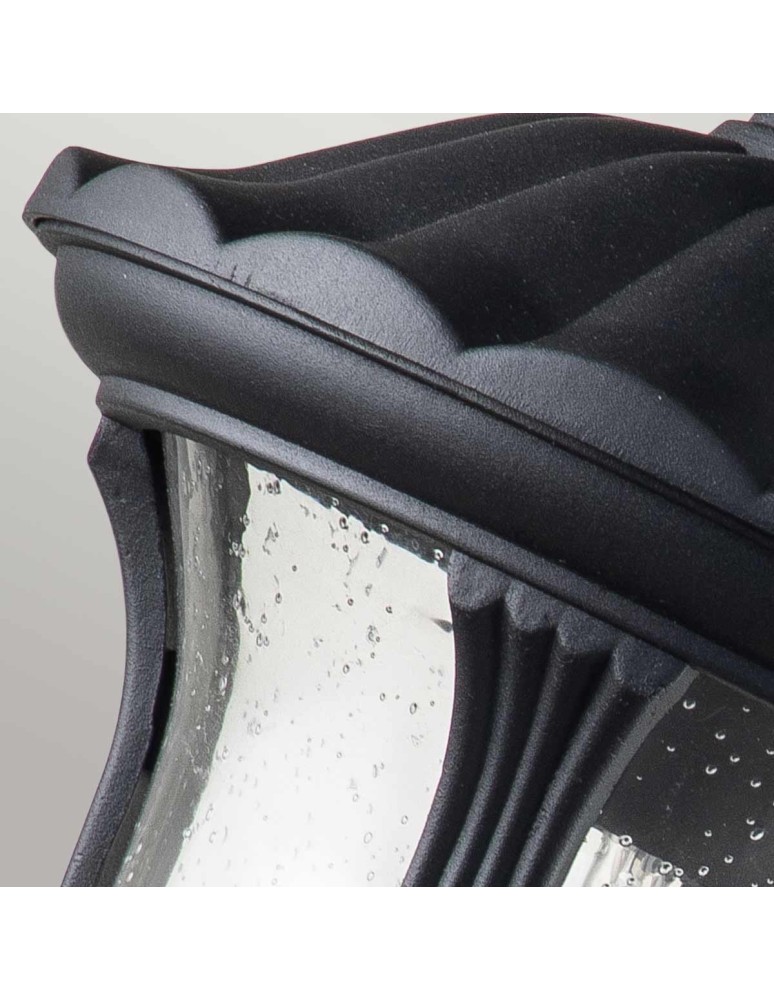 Elstead Lighting Mała latarnia naścienna Chicago - 1 źródło światła - Teksturowana czerń IP44 CC2-S-BK