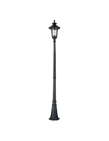 Elstead Lighting Chicago standing lantern - 1 light source - Textured black IP44 CC5-M-BK