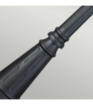 Outdoor lanterns - Elstead Lighting Chicago standing lantern - 1 light source - Textured black IP44 CC5-M-BK - product 3