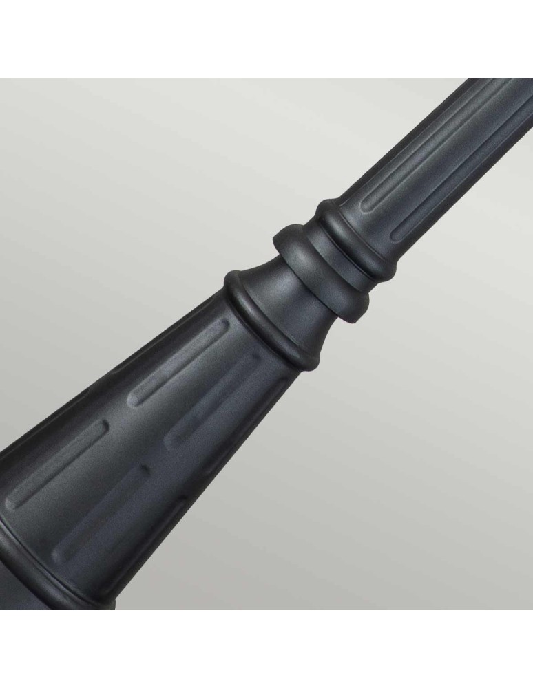 Outdoor lanterns - Elstead Lighting Chicago standing lantern - 1 light source - Textured black IP44 CC5-M-BK - product kolory-swiatla.pl 3